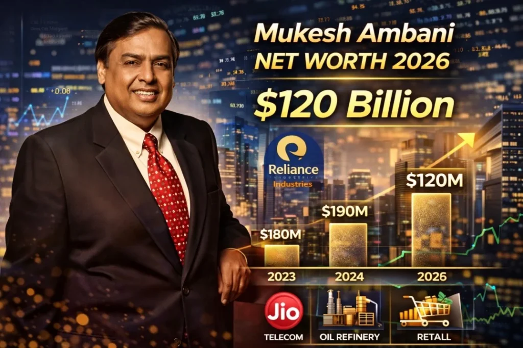 Mukesh Ambani Net Worth