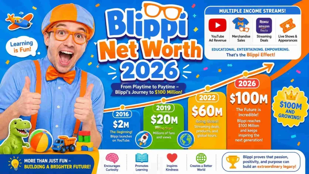 Blippi Net Worth