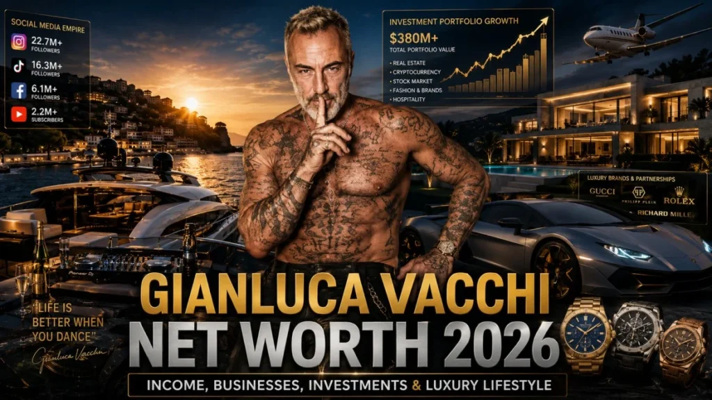 Gianluca Vacchi Net Worth 2026