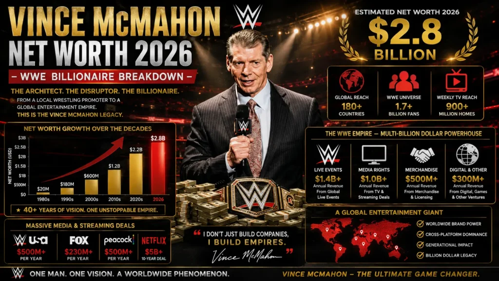 Vince McMahon Net Worth